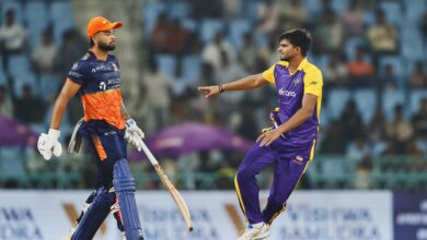Photo of यूपी T-20; काशी रुद्रास ने 19 रनों से लखनऊ फॉल्कंस को हराया, घातक गेंदबाजी और शानदार बल्लेबाजी ने दिलाई जीत – KASHI RUDRAS BEAT LUCKNOW FALCONS