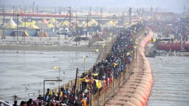 Photo of शाम 5 बजे तक 80 लाख श्रद्धालुओं ने लगाई डुबकी, मेला क्षेत्र नो व्हीकल जोन बना