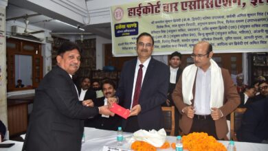 Photo of हाईकोर्ट बार एसोसिएशन के ऐतिहासिक लाइब्रेरी हाल में हुआ उच्च न्यायालय के नवनियुक्त न्यायमूर्तियों का स्वागत और अभिनंदन 
