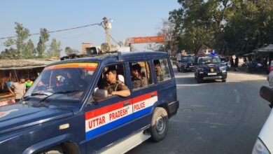 Photo of होली में शांति बनाए रखने के लिए पुलिस का फ्लैग मार्च*