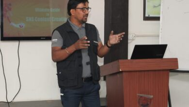 Photo of कार्यशाला में छात्रों ने फोटोग्राफी एवं सिनेमैटोग्राफी के गुर सीखे