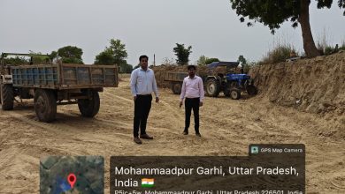 Photo of ग्राम मोहम्मदपुर गढ़ी में अवैध मिट्टी खनन पर प्रशासन की बड़ी कार्रवाई, 3 जेसीबी एवं 2 ट्रैक्टर-ट्रॉली सीज
