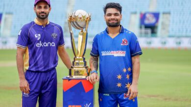 Photo of भुवनेश्वर कुमार की घातक गेंदबाजी से UPT20 2026 के फाइनल में पहुंची लखनऊ फाल्कन्स